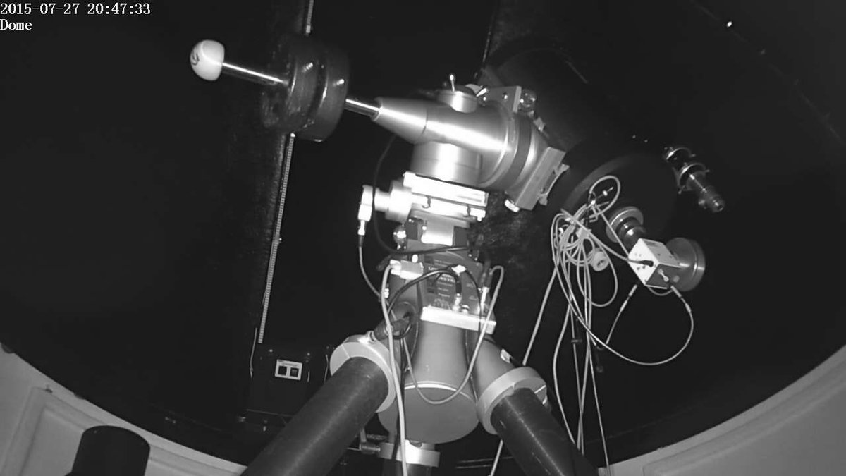 Telescope during beta Lyrae acquisition